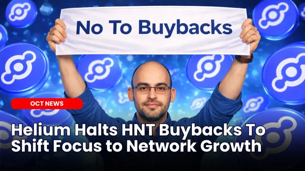 Helium Halts HNT Buybacks To Shift Focus to Network Growth image