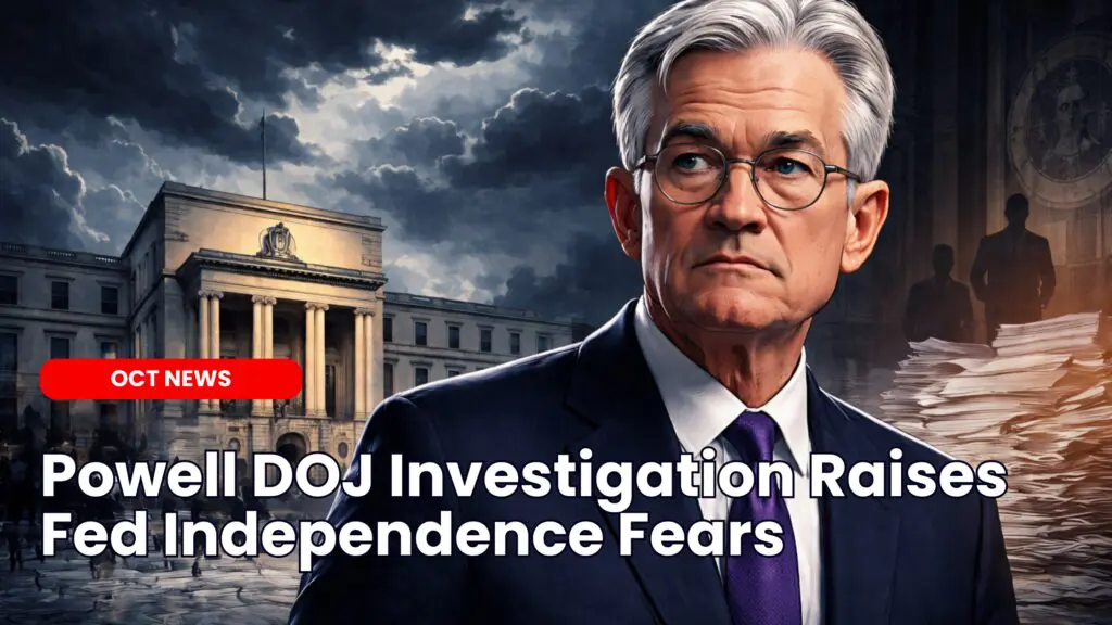 Powell DOJ Investigation Raises Fed Independence Fears