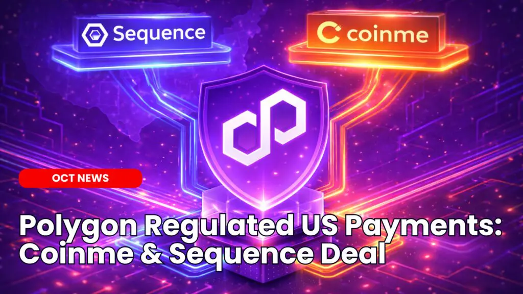 Polygon Regulated US Payments: Coinme &amp; Sequence Deal image