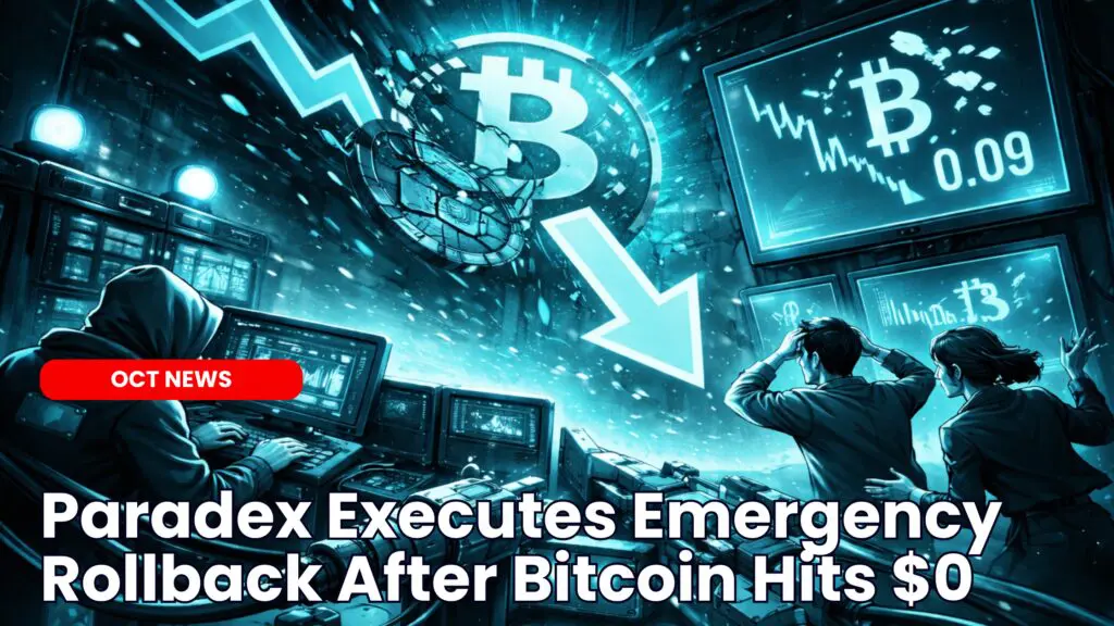 Paradex Executes Emergency Rollback After Bitcoin Hits $0