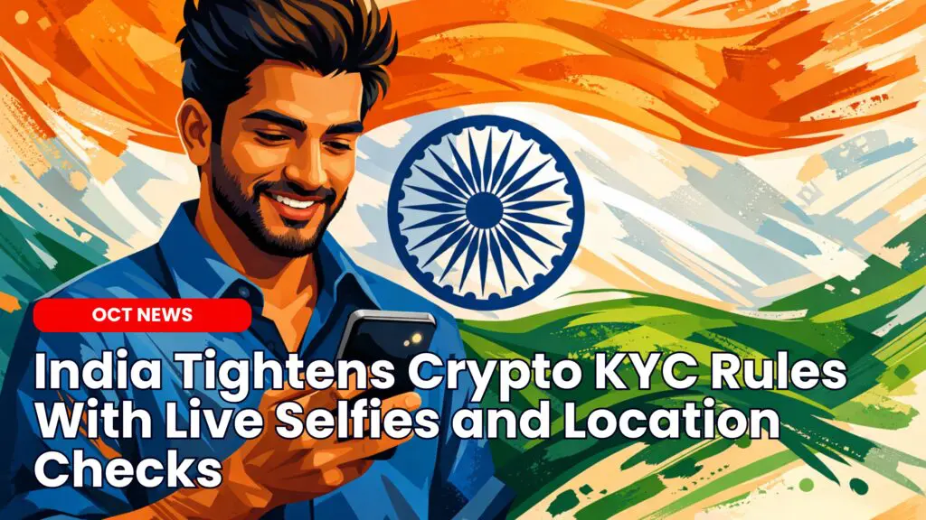India Tightens Crypto KYC Rules With Live Selfies and Location