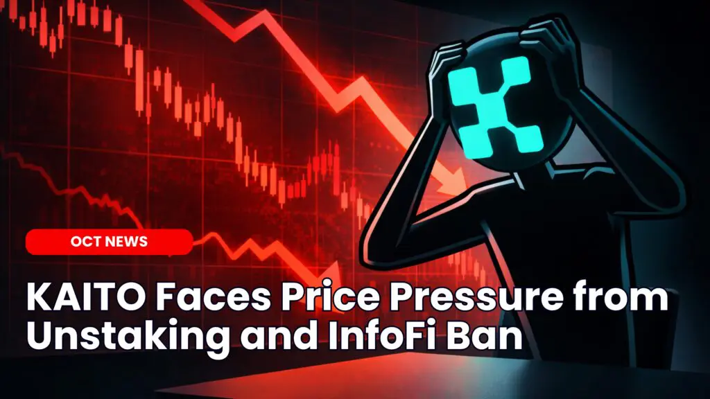 KAITO Faces Price Pressure from Unstaking and InfoFi Ban image
