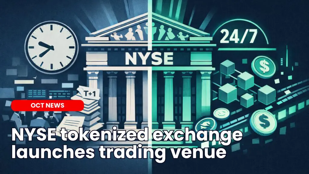 NYSE tokenized exchange launches trading venue