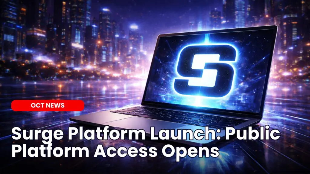 Surge Platform Launch: Public Platform Access Opens image
