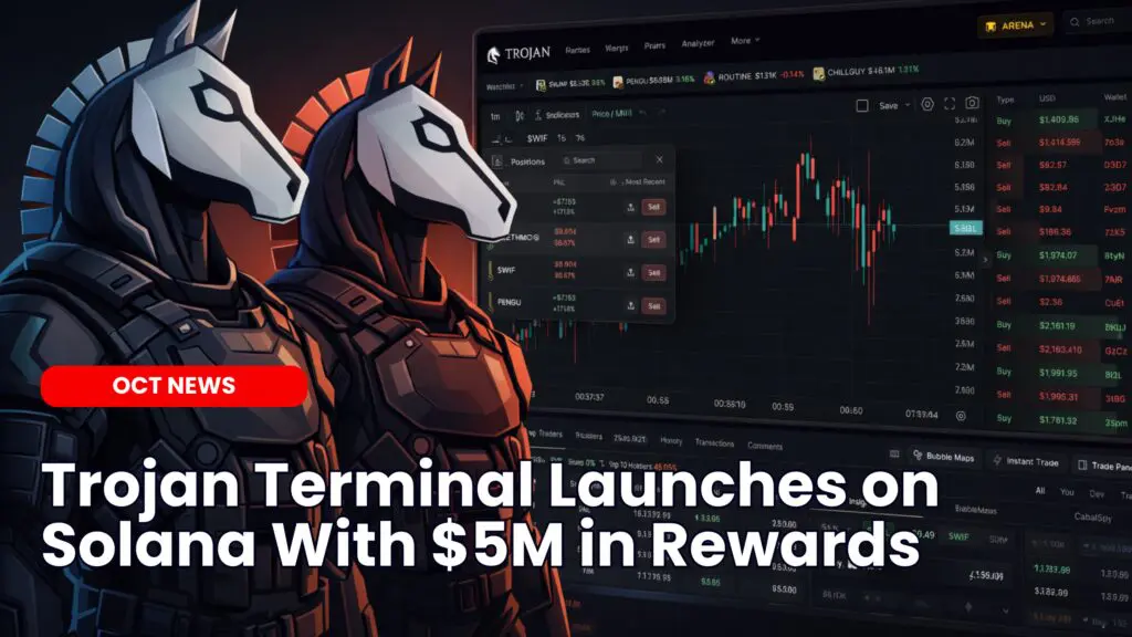 Trojan Terminal Launches on Solana With $5M in Rewards