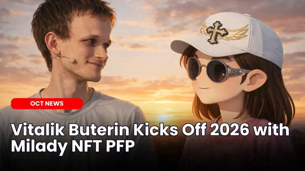 Vitalik Buterin Kicks Off 2026 with Milady NFT PFP image