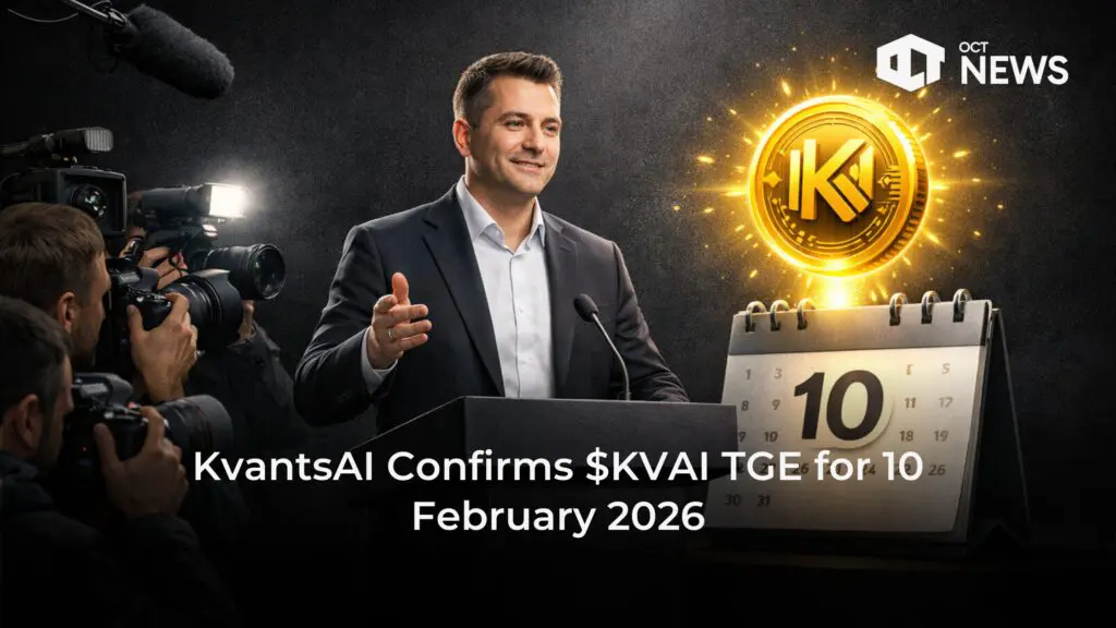 KvantsAI Confirms $KVAI TGE for 10 February 2026