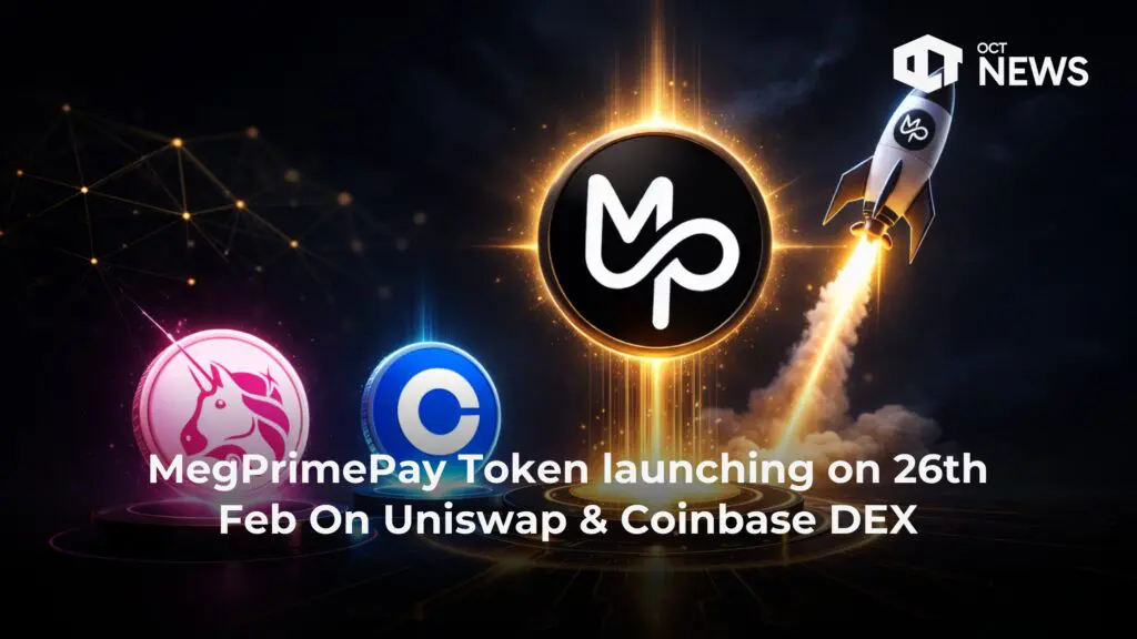 MegPrimePay Token launching on 26th Feb On Uniswap & Coinbase DEX