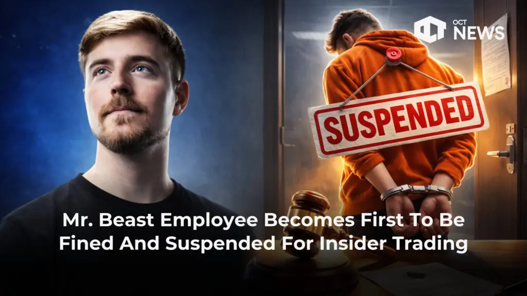 Mr. Beast Employee Becomes First To Be Fined And Suspended For Insider Trading