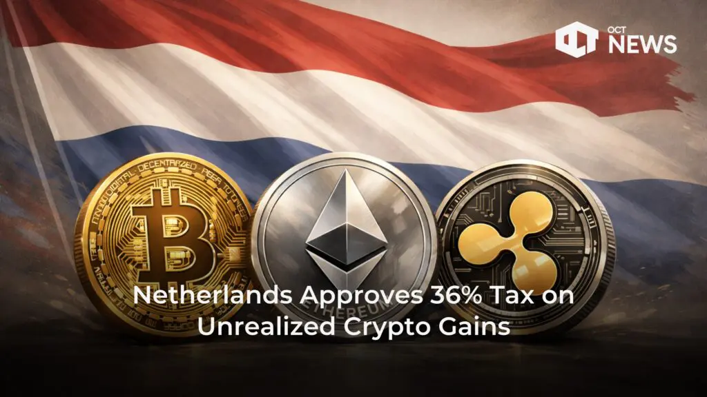 Netherlands Approves 36% Tax on Unrealized Crypto Gains