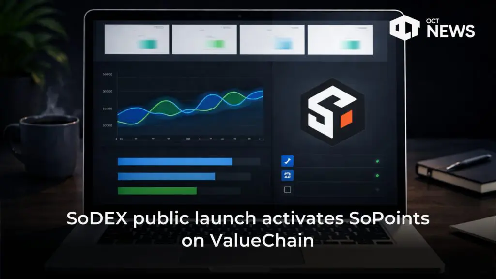 SoDEX public launch activates SoPoints on ValueChain