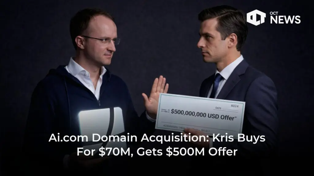 Ai.com Domain Acquisition: Kris Buys For $70M, Gets $500M Offer