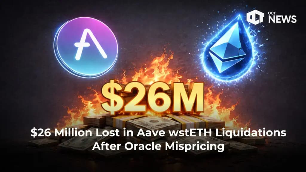 $26M Lost in Aave wstETH Liquidations After Oracle Error image