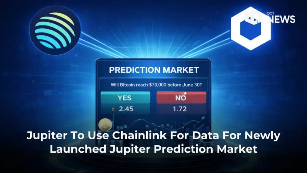 Jupiter To Use Chainlink For Data For Newly Launched Jupiter Prediction Market