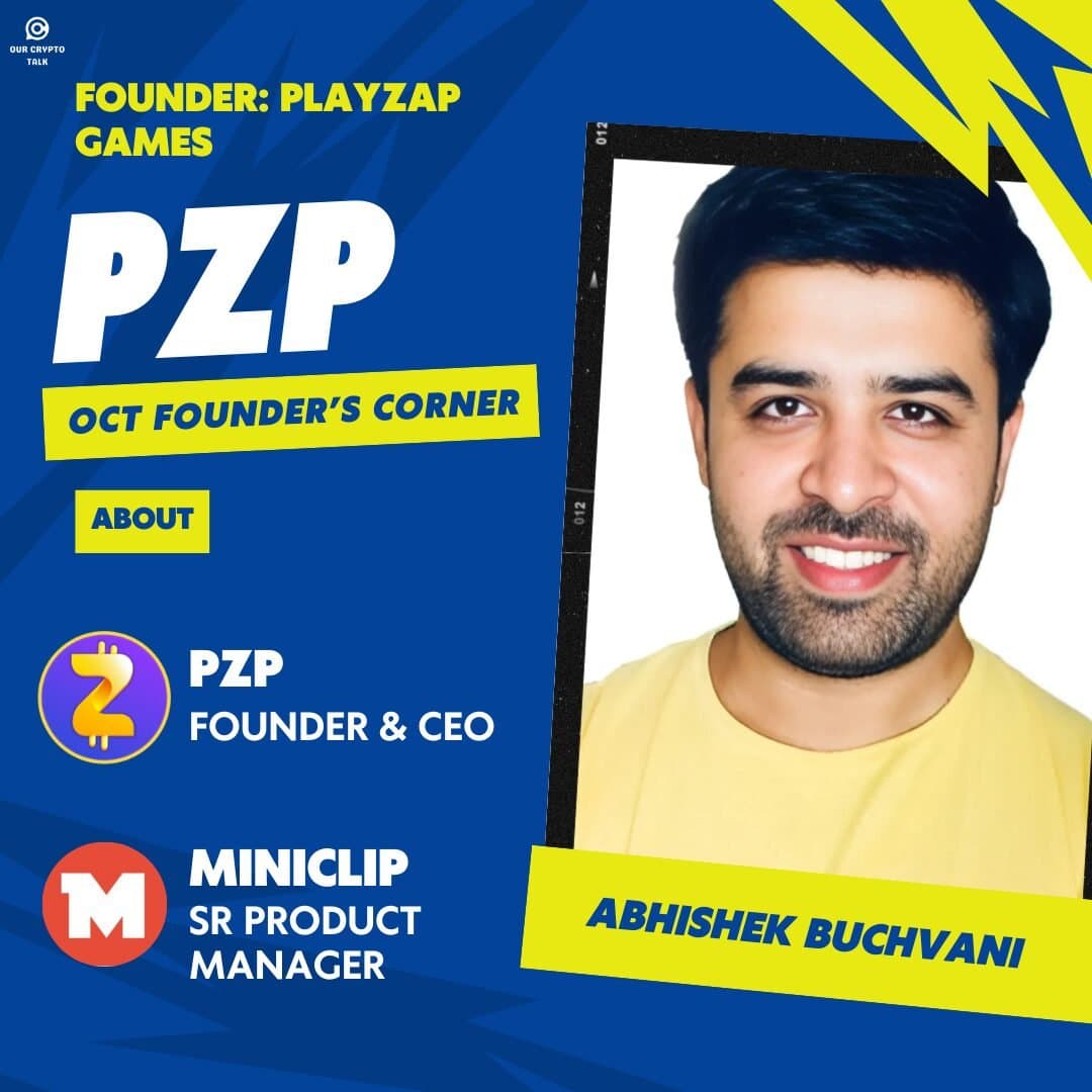Founder’s Corner PZP: Abhishek Buchvani