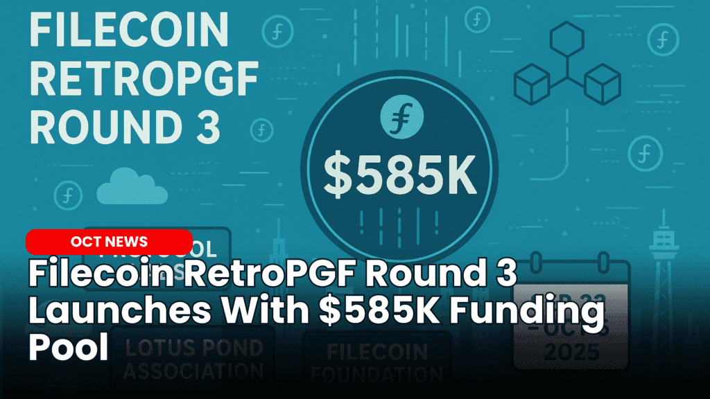 Filecoin RetroPGF Round 3 Launches With $585K Funding Pool image