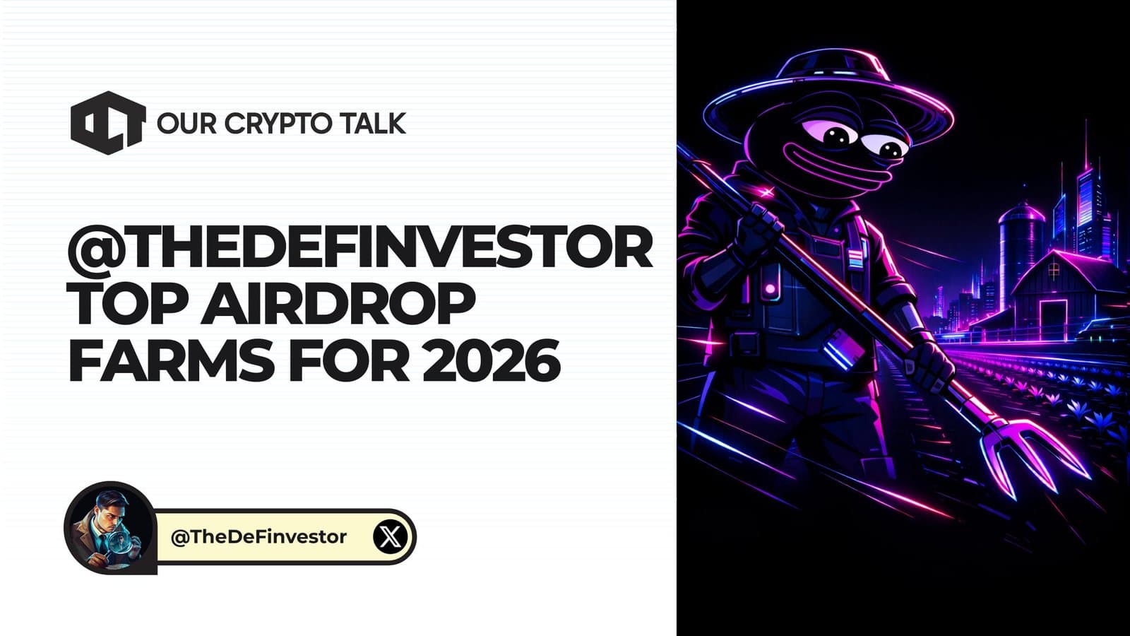 @TheDeFinvestor top airdrop farms for 2026 image
