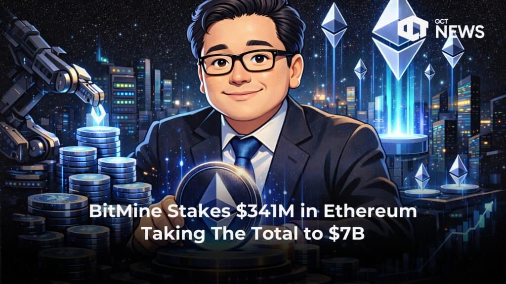 BitMine Stakes $341M in Ethereum Taking The Total to $7B