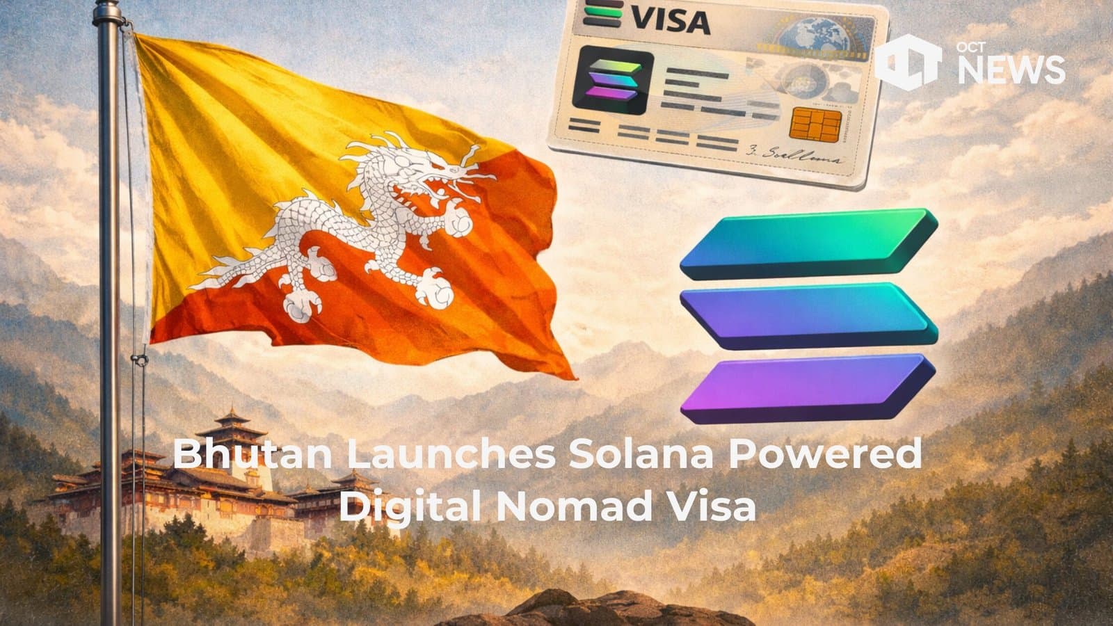 Bhutan Launches Solana Powered Digital Nomad Visa image