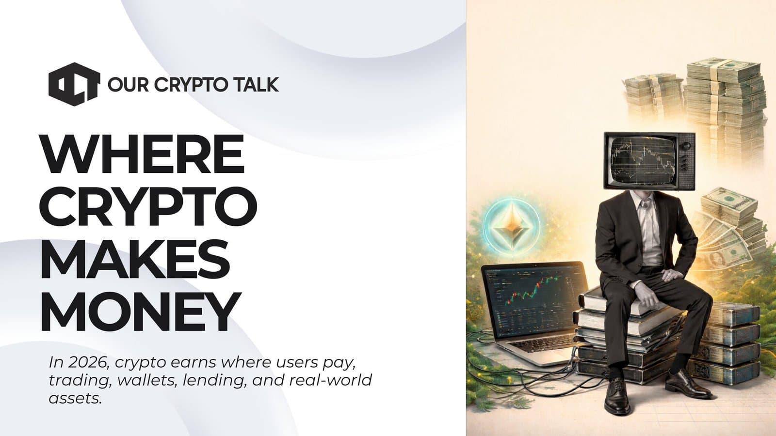 Where Crypto Actually Makes Money in 2026? image