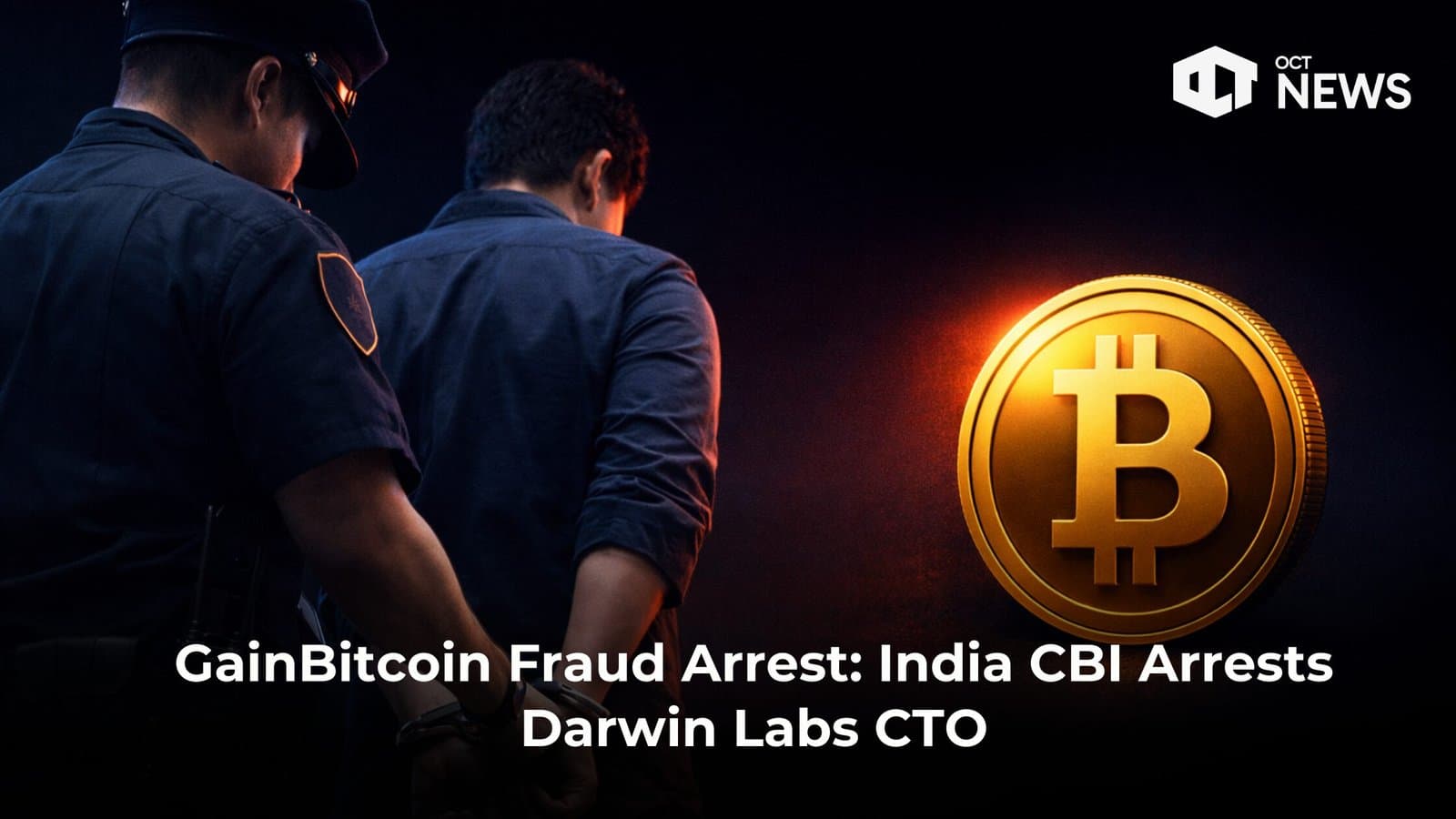 GainBitcoin Fraud Arrest: India CBI Arrests Darwin Labs CTO image