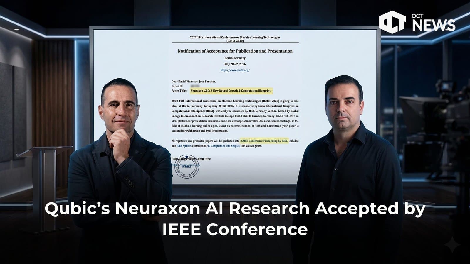 Qubic’s Neuraxon AI Research Accepted by IEEE Conference image