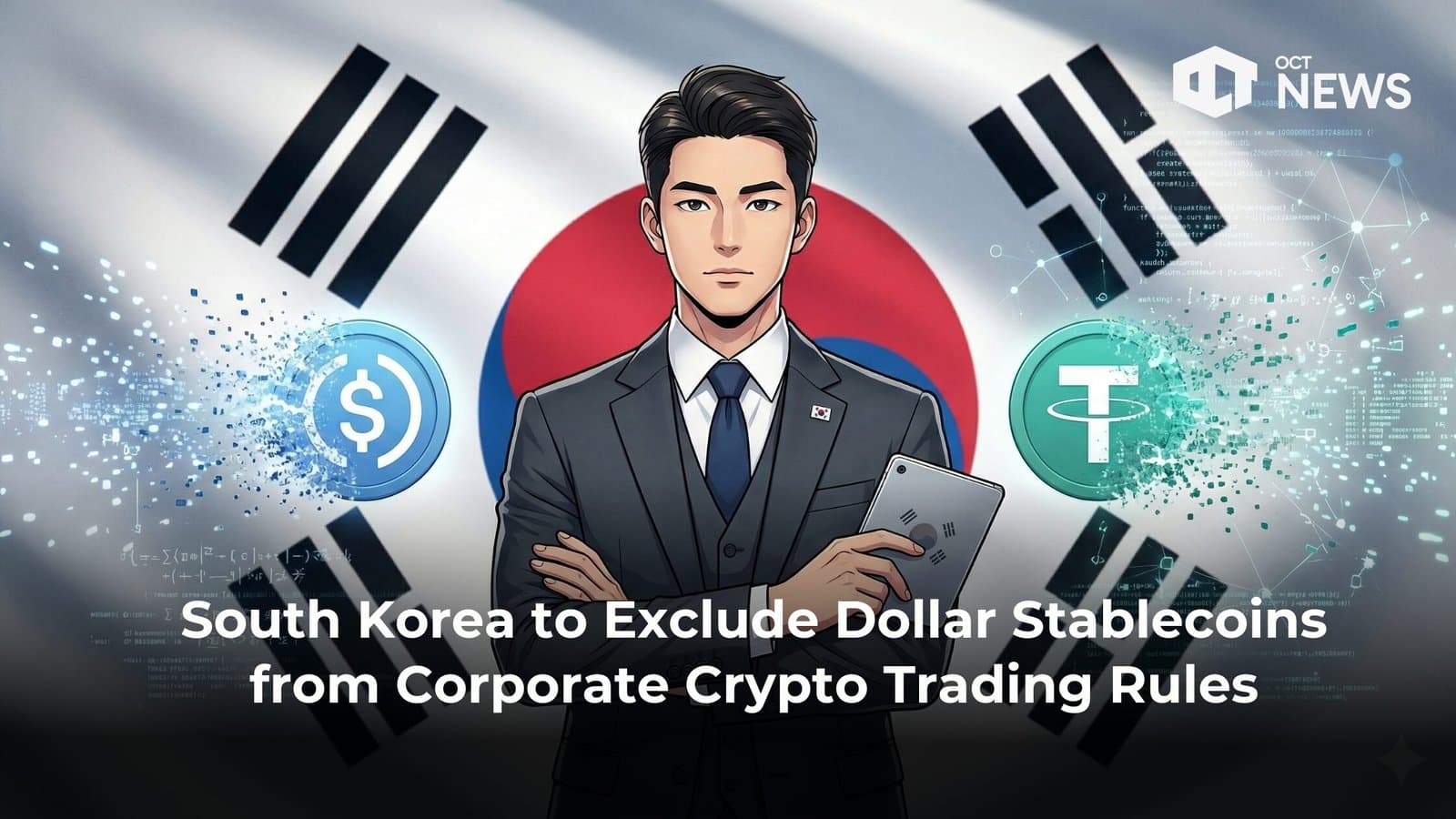 South Korea to Exclude Dollar Stablecoins from Corporate Crypto Trading Rules image