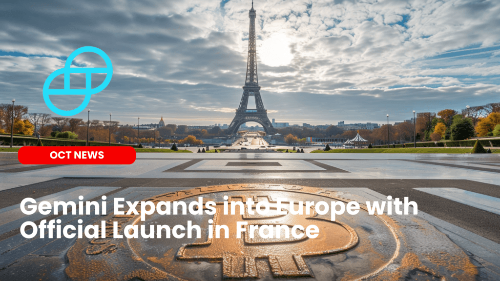Gemini Expands into Europe with Official Launch in France