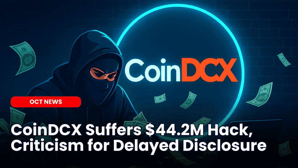 CoinDCX Suffers $44.2M Hack, Criticism for Delayed Disclosure image