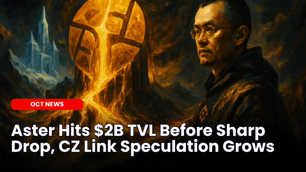 Aster Hits $2B TVL Before Sharp Drop, CZ Link Speculation Grows image