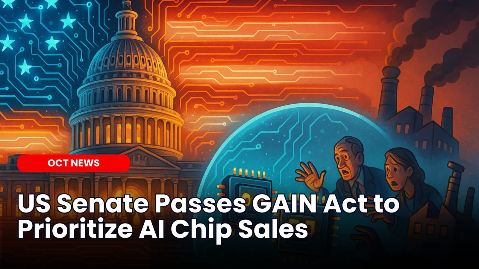 US Senate Passes GAIN Act to Prioritize AI Chip Sales image