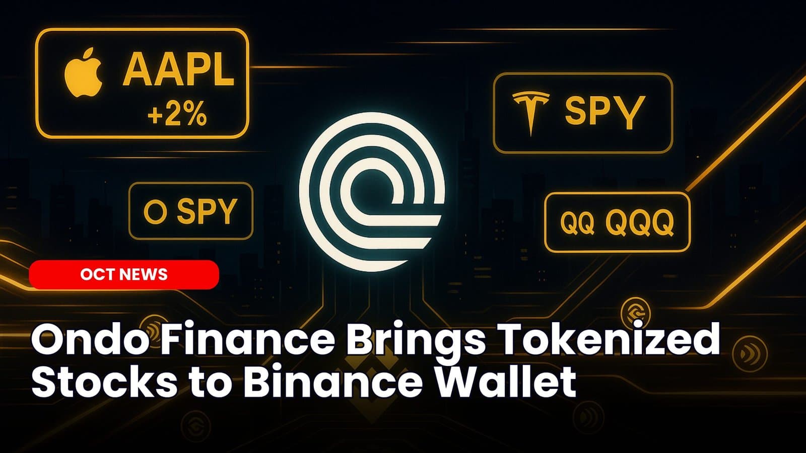 Ondo Finance Brings Tokenized Stocks to Binance Wallet image