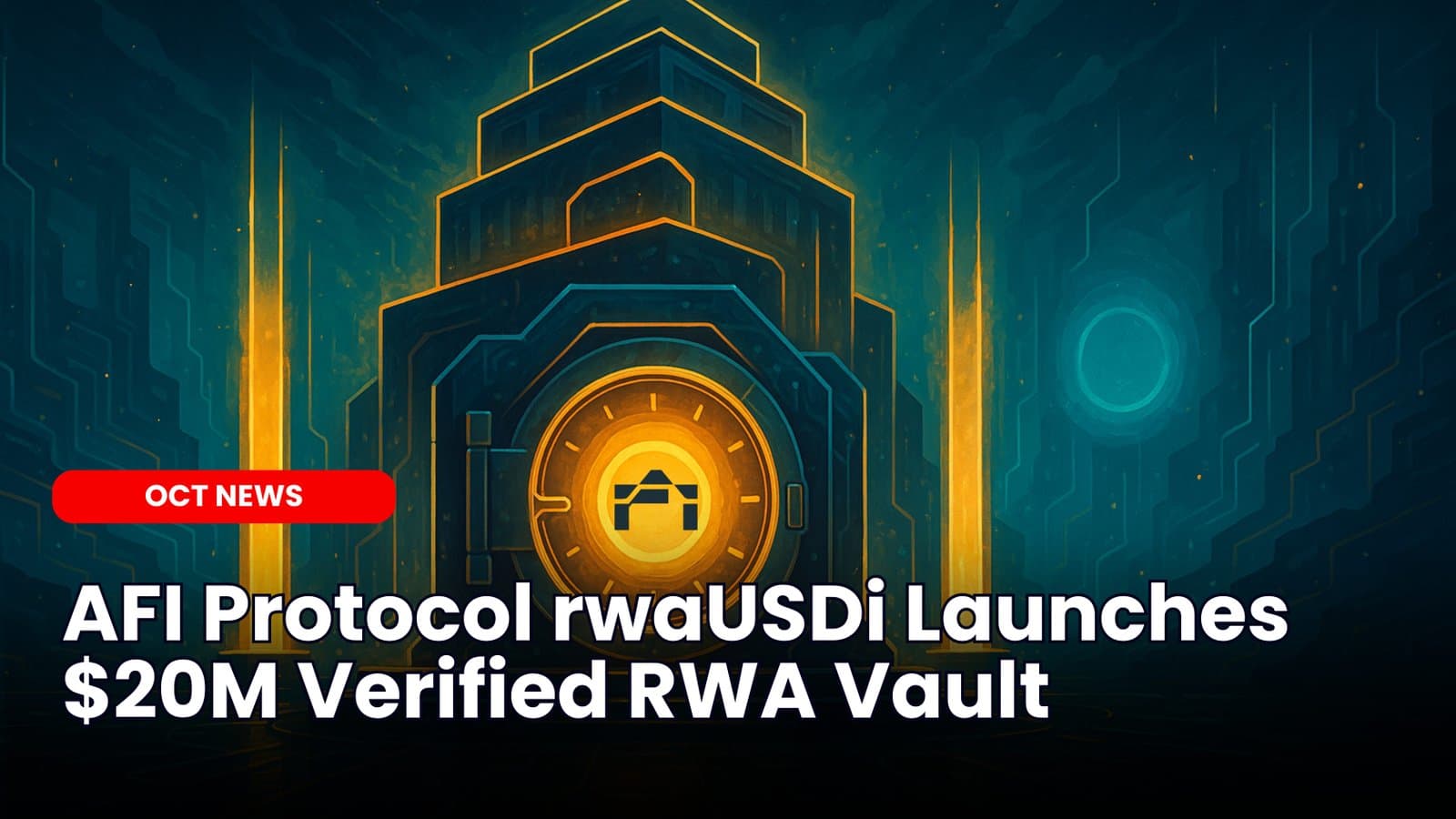 AFI Protocol rwaUSDi Launches $20M Verified RWA Vault image