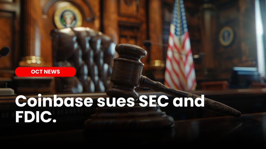Coinbase sues the SEC and FDIC