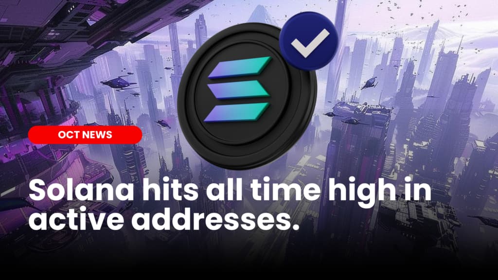 Solana hits all time high in active addresses