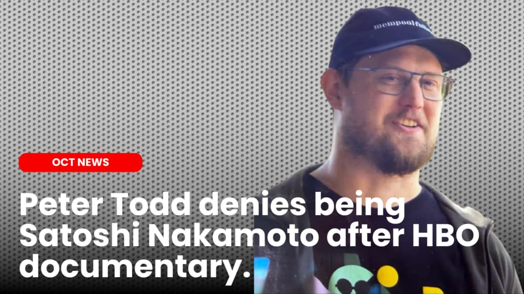 Peter Todd denies being Satoshi Nakamoto after HBO documentary