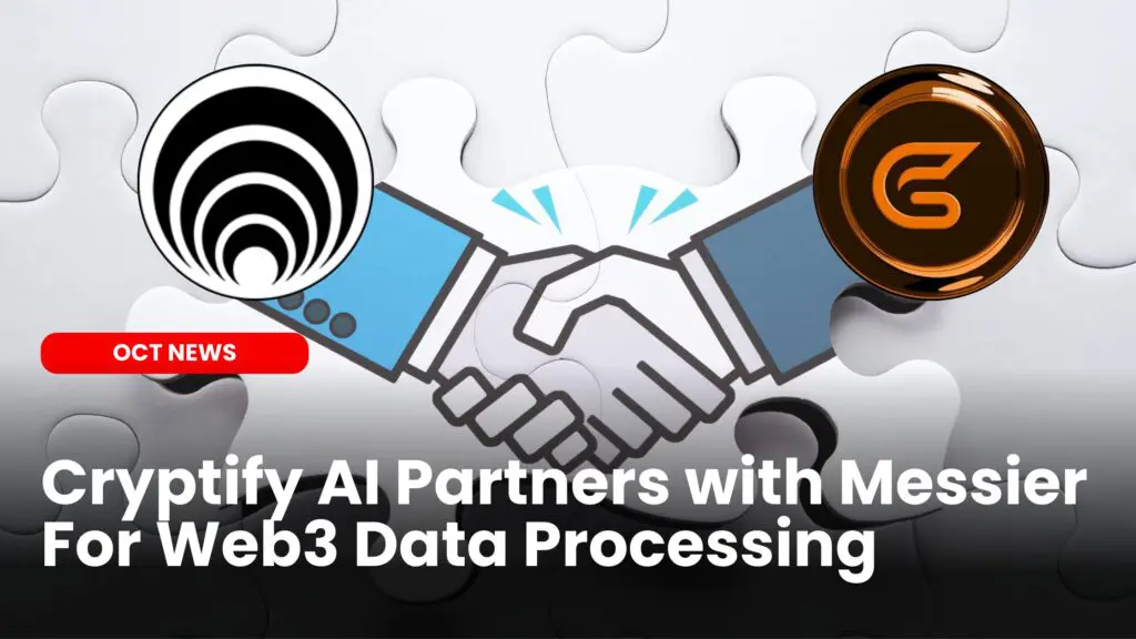 Cryptify AI Partners with Messier For Web3 Data Processing
