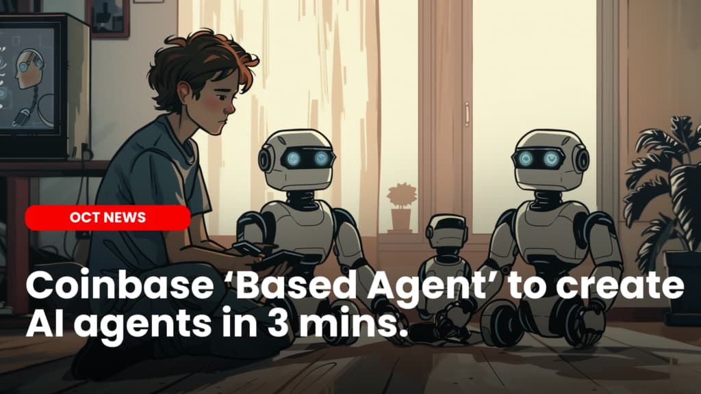 Coinbase introduces tool to create AI agents in 3 minutes