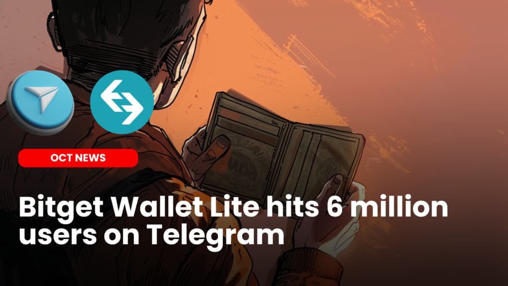 Bitget Wallet Lite hits 6 million users on Telegram