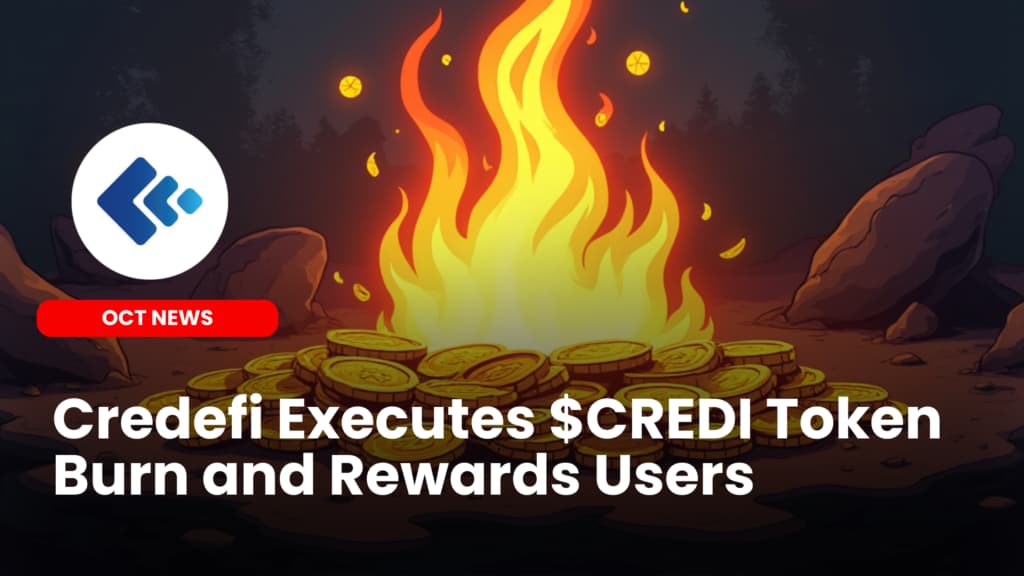 Credefi Executes $CREDI Token Burn and Rewards Users