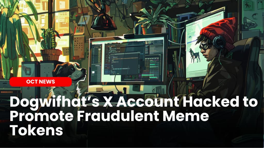 Dogwifhat’s X Account Hacked to Promote Fraudulent Meme Tokens