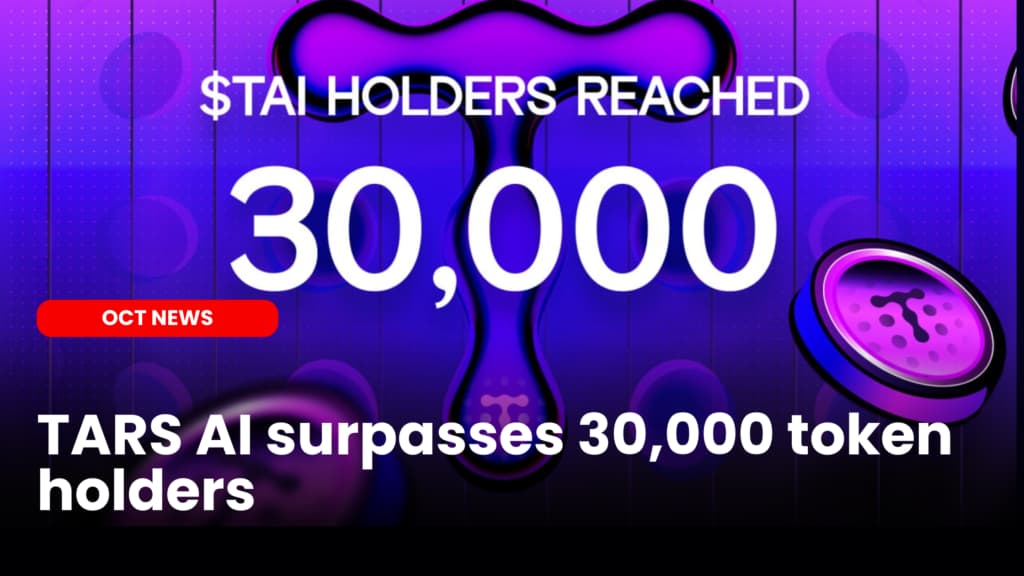 TARS AI surpasses 30,000 token holders