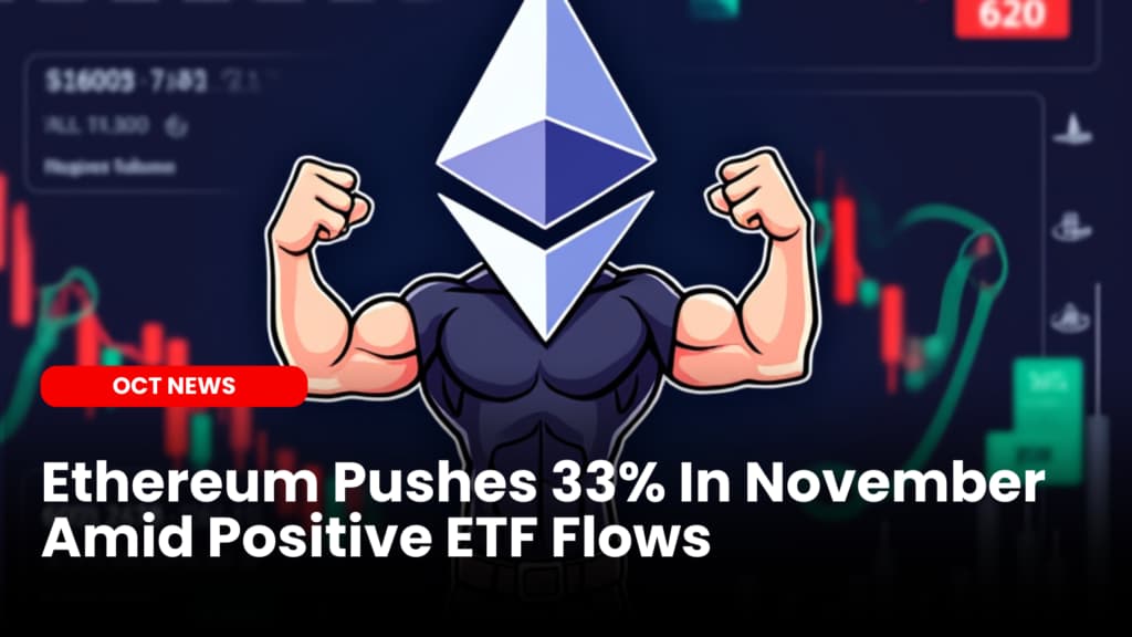 Ethereum Pushes 33% In November Amid Positive ETF Flows