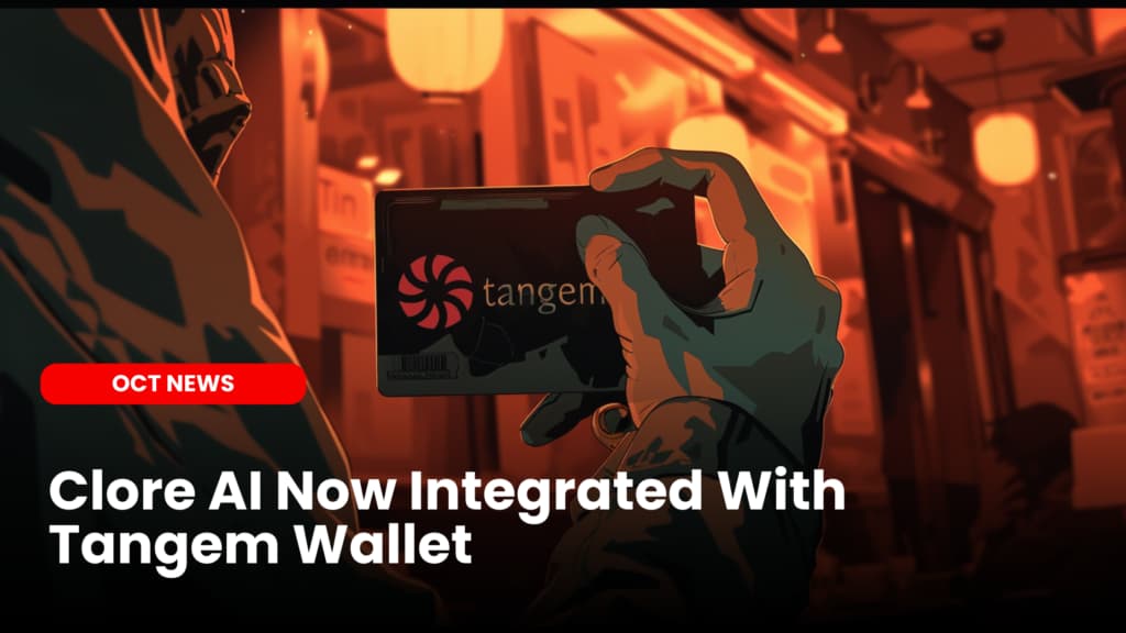 Clore AI Now Integrated With Tangem Wallet