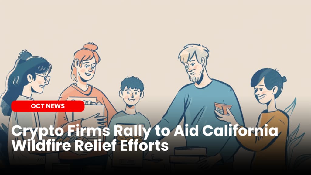Crypto Firms Rally to Aid California Wildfire Relief Efforts