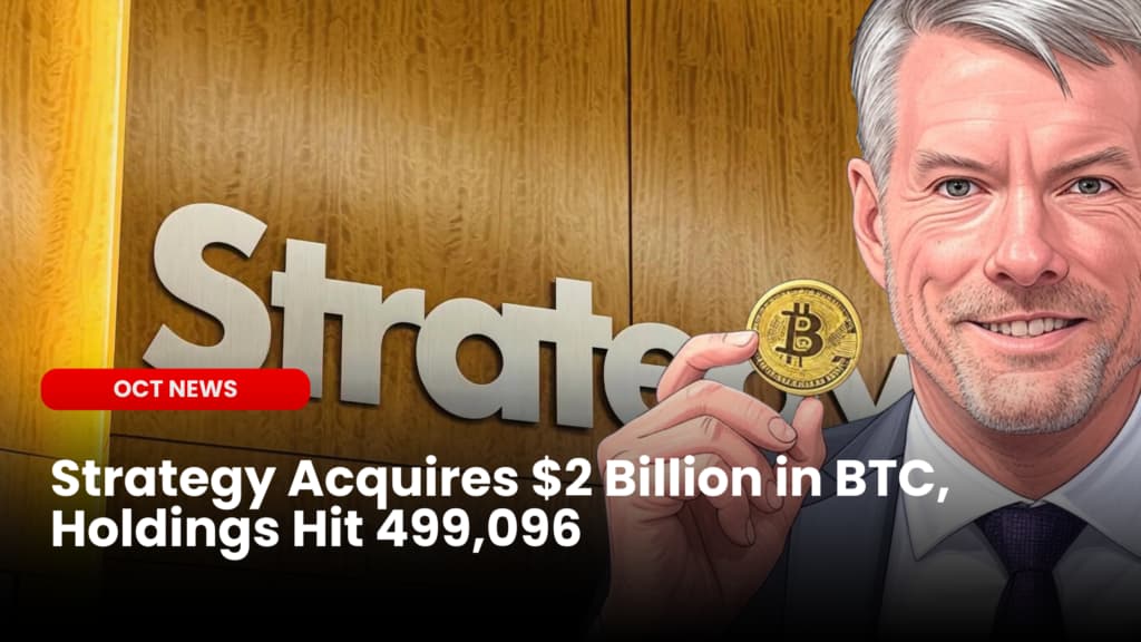 Strategy Acquires $2 Billion in BTC, Holdings Hit 499,096
