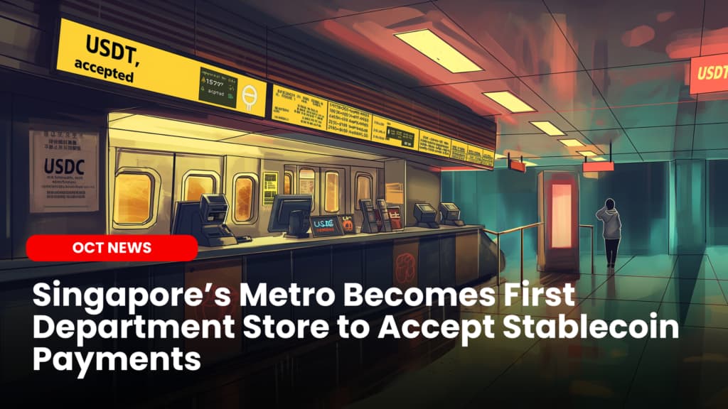 Singapore’s Metro Becomes First Department Store to Accept Stablecoin Payments
