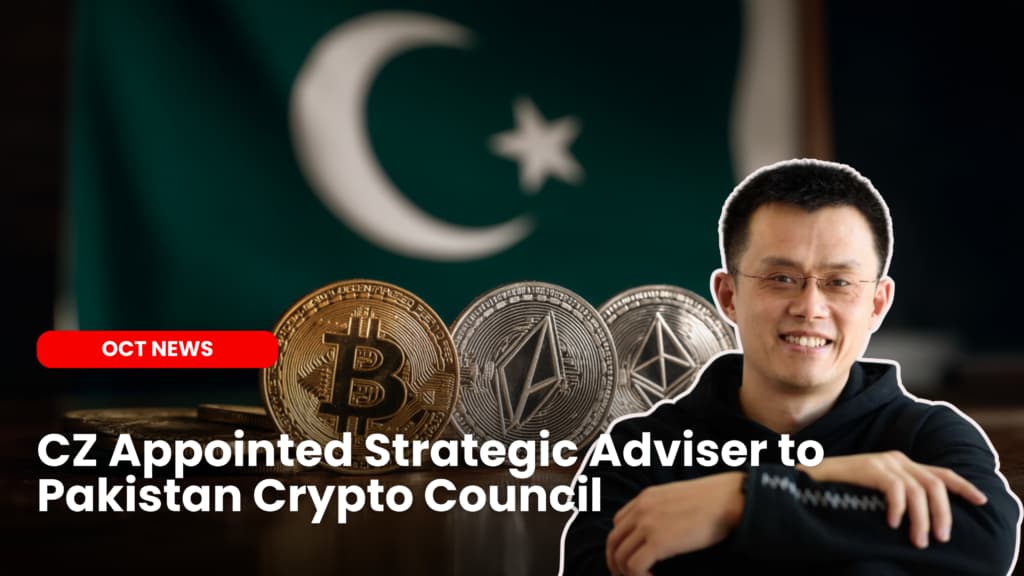 Binance Founder CZ Appointed Strategic Adviser to Pakistan Crypto Council
