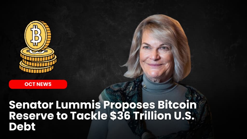 Senator Lummis Proposes Bitcoin Reserve to Tackle $36 Trillion U.S. Debt