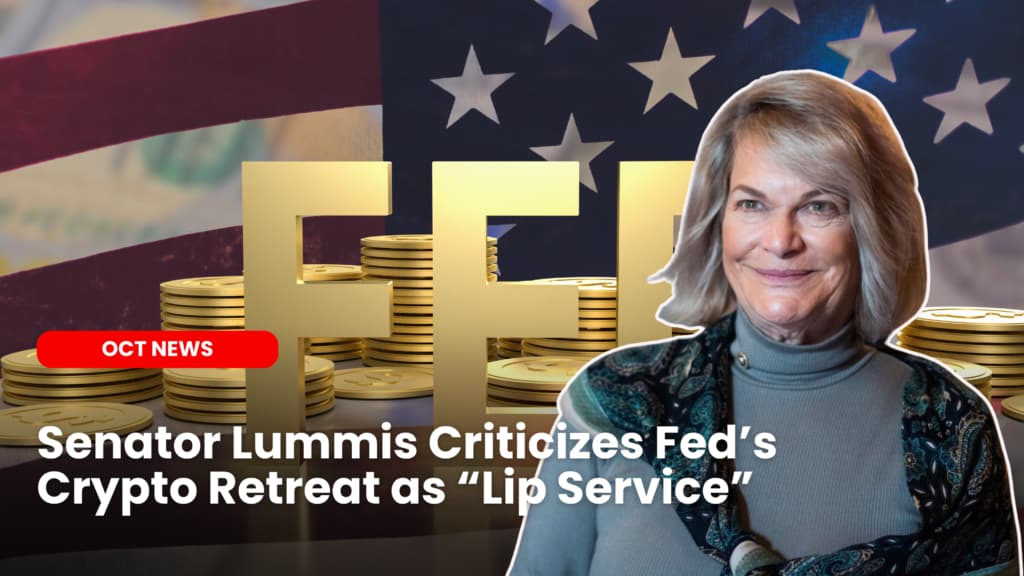 Senator Lummis Criticizes Fed’s Crypto Retreat as “Lip Service”